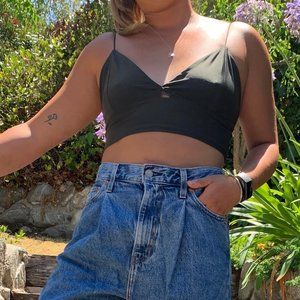 Olive green bralette